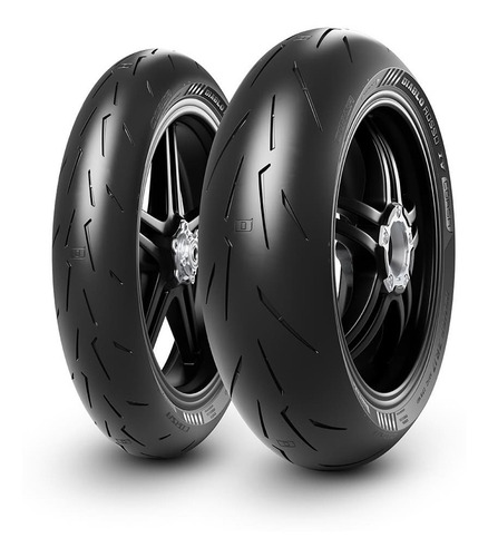 Par Pneus Rosso 4 Corsa 120/70-17+200/55-17 Zx-10 Bking 1300