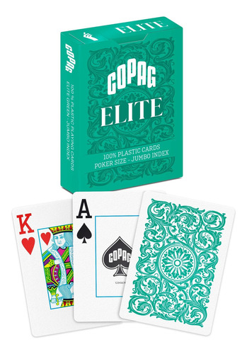 Naipes De Poker Copag Elite -  De Juego 100 % Plástico,  Npk