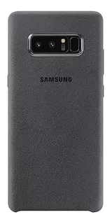 Case Samsung Alcantara Cover Para Galaxy Note 8 Gray