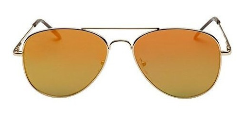 Grinderpunch Aviator Anteojos De Sol Con Lentes Espejadas Pl