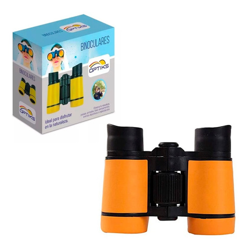 Binoculares Color Infantiles Aumento 4x Objetivo 30mm Optiks