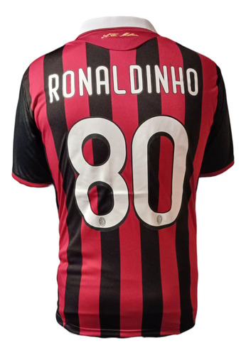 Camiseta Ronaldinho Milan Retro Envio Inmediato Clasica