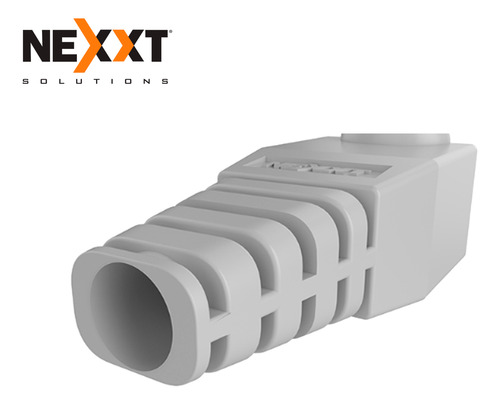 Funda 100 Capuchones Boots Plasticos Rj45 Nexxt Gris