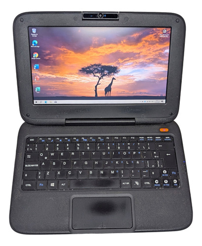 Netbook Intel 140gb Ssd 4gb Ram Windows 10 Bateria 4hs Off Gris