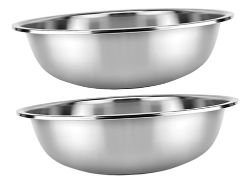 Goohochy 2 Pcs Cuenca De Mezcla De Acero Inoxidable Grande P