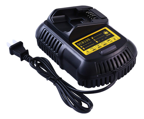 Cargador Dcb105 De Repuesto Compatible Con Dewalt 12v ~ 20v.