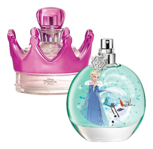 Set De Fragancias Frozen Y Princesas Zermat Original 50ml 