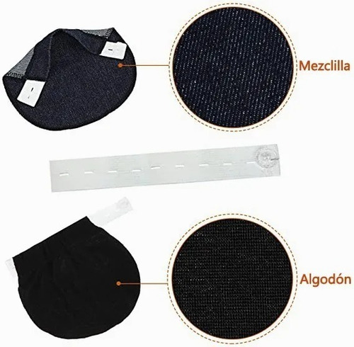 Pantalone Maternidad Extensor Cintura Ajustable Con Elástico