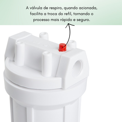 Filtro Água Poço Caipira Nascente Cisterna 1800 L/h 2 Refis