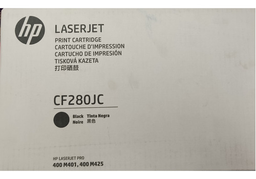 Toner Hp 80x Negro, Original (cf280x).