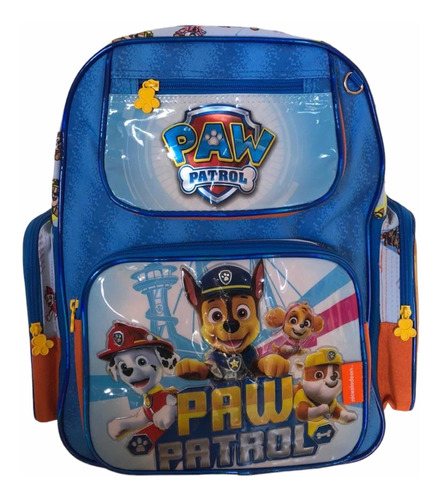 Mochila Escolar Paw Patr Primeros Años  Diseño Exclusivo 