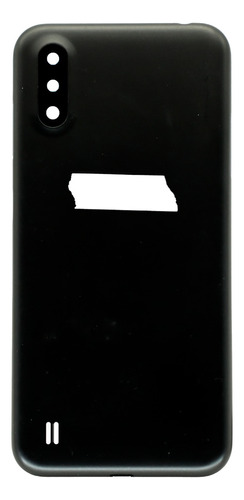 Tapa De Plastico Compatible Samsung A01 Negro 