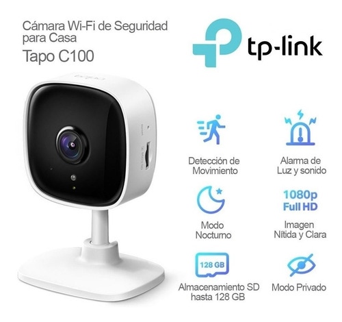 Imagen 4 de 7 de 2 Camara Tp-link Tapo C100 + 2 Memoria Kingston Microsd 64gb