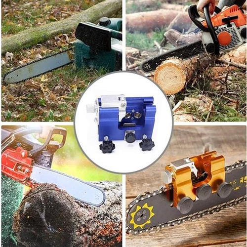 . Chainsaw Sharpener +5 Heads For Chainsaws Iron Kit