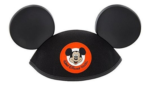 Walt Disney World Mickey Mouse Classic Black Patch Ears Hat