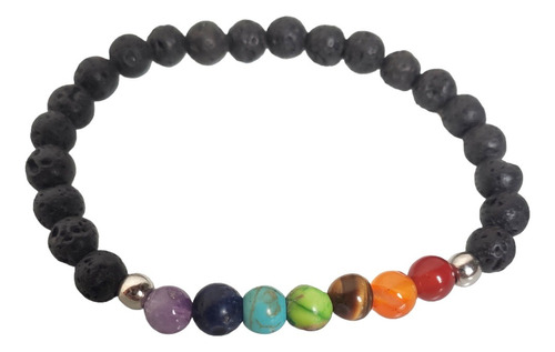 Pulsera De Quarzos , Piedras Naturales ,  7 Chakras