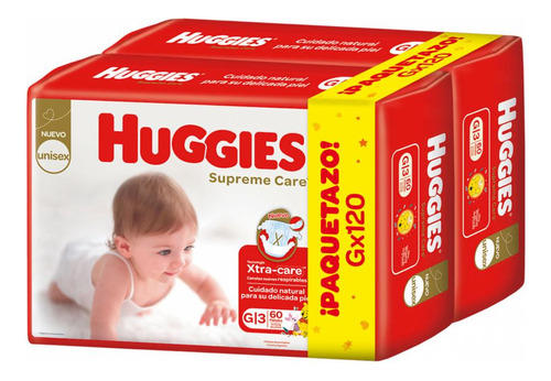 Huggies Supreme Care G (9 A 12.5 Kg) - X120