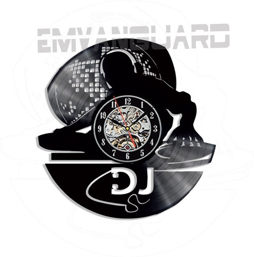 Reloj Disc Jockey En Lp  Ideal Regalo. El 2do. Al 20% Off