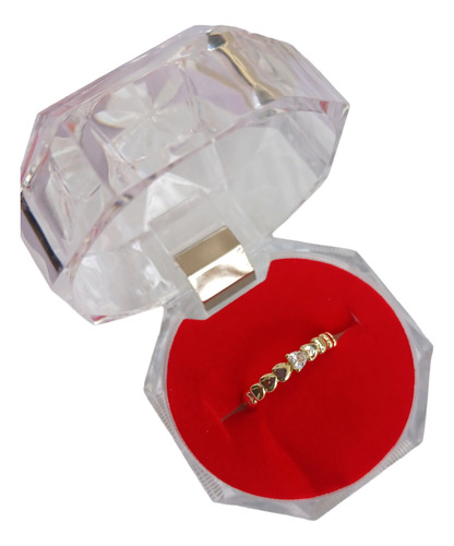 Anillo De Promesa Ajustable Con Caja De Regalo 