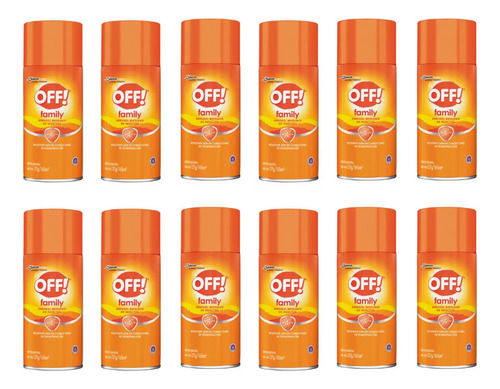 Repelente Off Naranja Aerosol 165 Cm Original X 12 Unidades