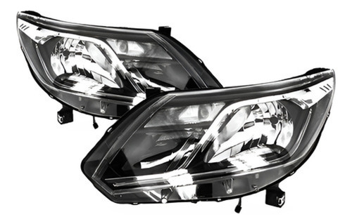 Par Farol S10 Trailblazer 17 18 19 Eletrico C/ Motor C/ Led.