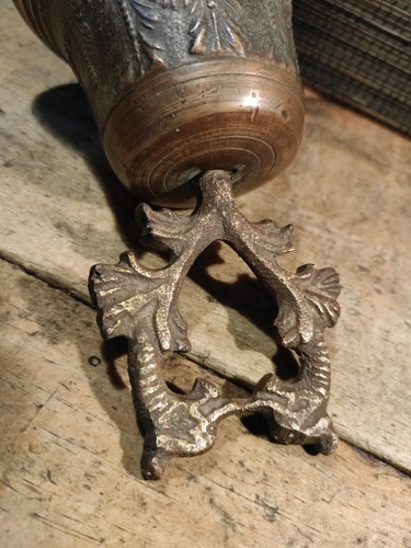 Imagen 5 de 10 de Antigua Campana De Bronce De Dragones