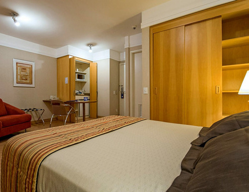Imagem 2 de 15 de Transamerica Executive Bela Cintra - Flat Para Investimento No Pool Hoteleiro. - Sf32564