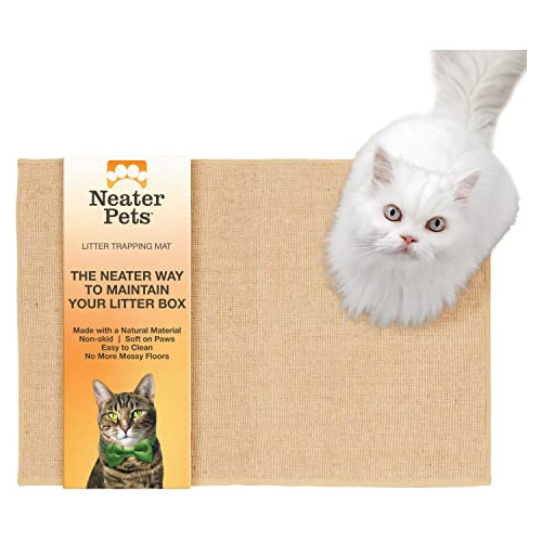 Alfombrilla Atrapar Arena De Gato Neater Pets, Material...