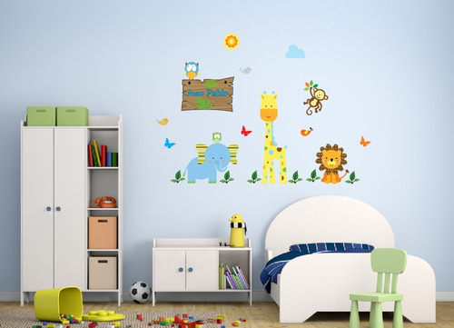 Vinilos Decorativos Cuartos Infantiles Animales Salvajes