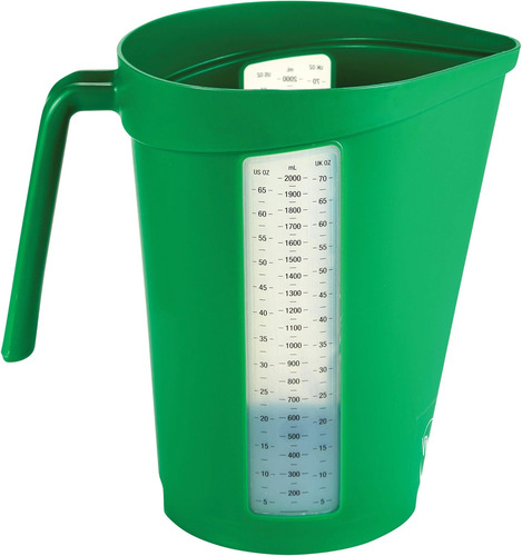 Jarra Medidora (2 Litros), Color Verde