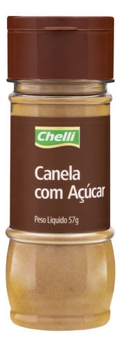 Canela Pó com Açúcar Chelli Frasco 57g