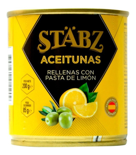 Aceitunas Con Limón Stabz 200g