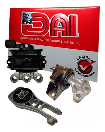 Kit Soportes De Motor Chevrolet Sonic Std 2011-2018 1.6l Dai