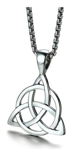 Colgante De Nudo Triquetra, Collar Triquetra, Collar Celta,