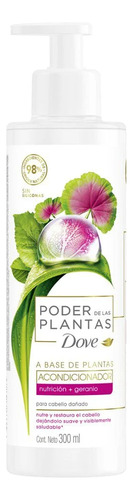 Acondicionador Dove Real Poder Plantas Nutricion X 300ml