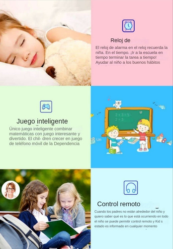 Reloj Inteligente Smartwatch For Niños, Gps, Llamadas, Cáma