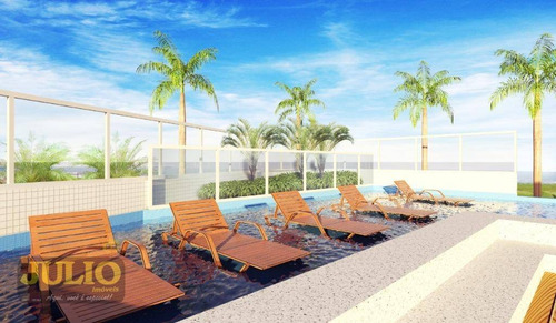 Imagem 3 de 30 de Direto Com A Construtora! Apartamento Com 2 Dormitórios À Venda, 75 M² Por R$ 438.396 - Vila Atlântica - Mongaguá/sp - Ap1106
