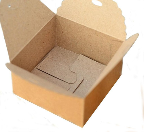 Cajas De De Papel Kraft Caja De Dulces Para El Paquete De