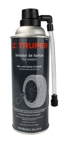 Inflador Y Sellador De Llantas 12 Onz. Truper 10940