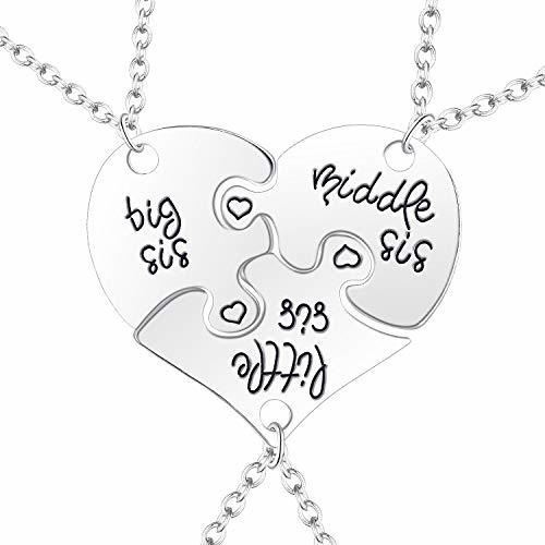 Collar - Bff Necklace For 2-3/4-5/6 Stainless Steel Family F