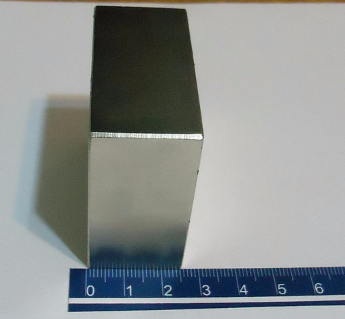 Ima De Neodimio N52 50,8mm X 50,8mm X 25,4mm O Mais Forte