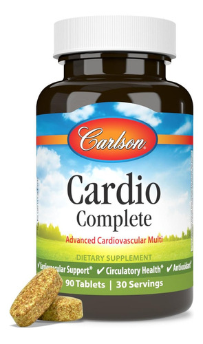 Multivitamínico De Cardio Completo Carlson 90 Tabletas