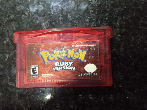 Pokémon Ruby Rubi Version Nintendo Gameboy Advance Original