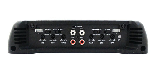 Imagem 2 de 4 de Modulo Potência Hurricane 4 Canais 1000 Rms Ha-250.4s Mosfet
