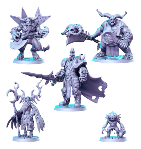 Minis Heroes Of The Storm Blizzard Pack 4 Rpg Zombicide