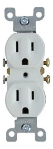 Contacto Duplex Polarizado Blanco 15a 125v Arrow Hart 5250b