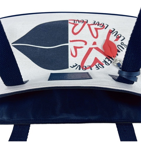 Canasto Cartera Mujer Diseño Playero Bolso Cierre Marinero Color Negro Diseño De La Tela Lisa