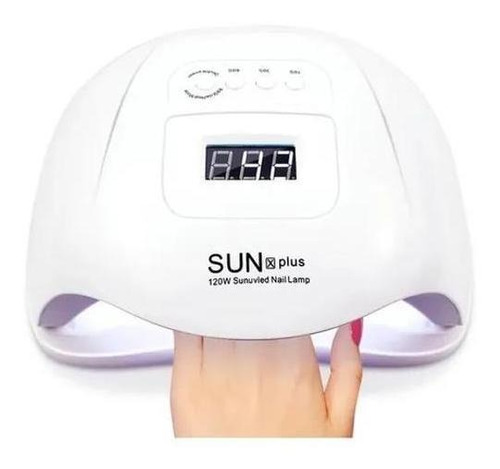 Cabine Led Uv Sun X Plus 120w Secagem Unhas Gel Acrigel