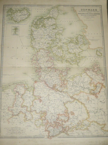 Mapa Antiguo De Denmark