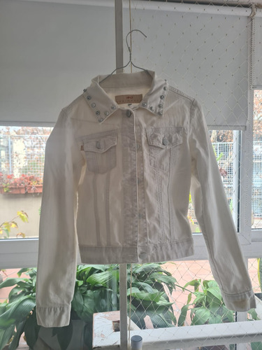 Campera De Jean Blanca 47 Street 